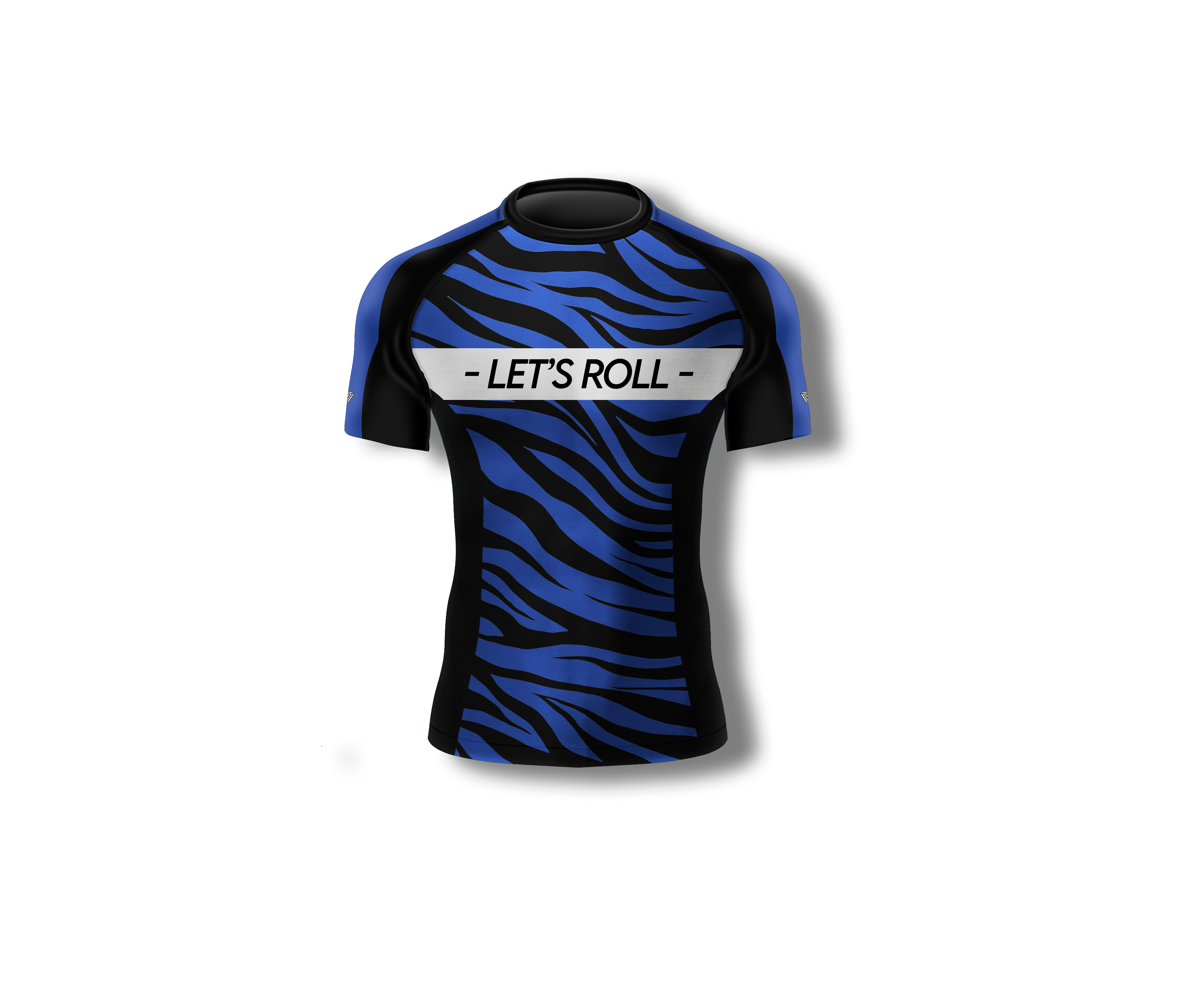 Rashguard Let’s Roll Zebra Rank Series Azul - Imagen 2