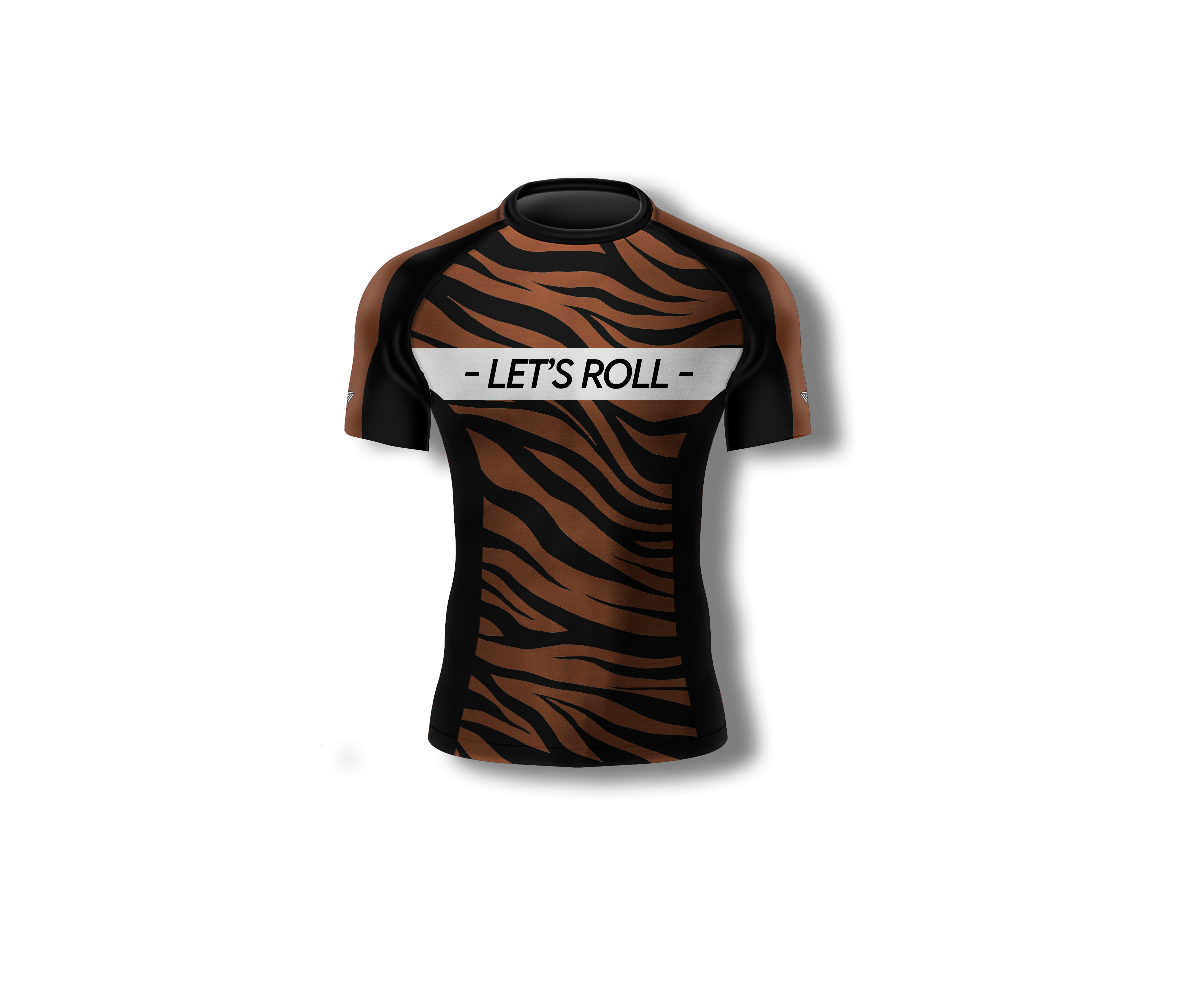 Rashguard Let’s Roll Zebra Rank Series Marron - Imagen 2