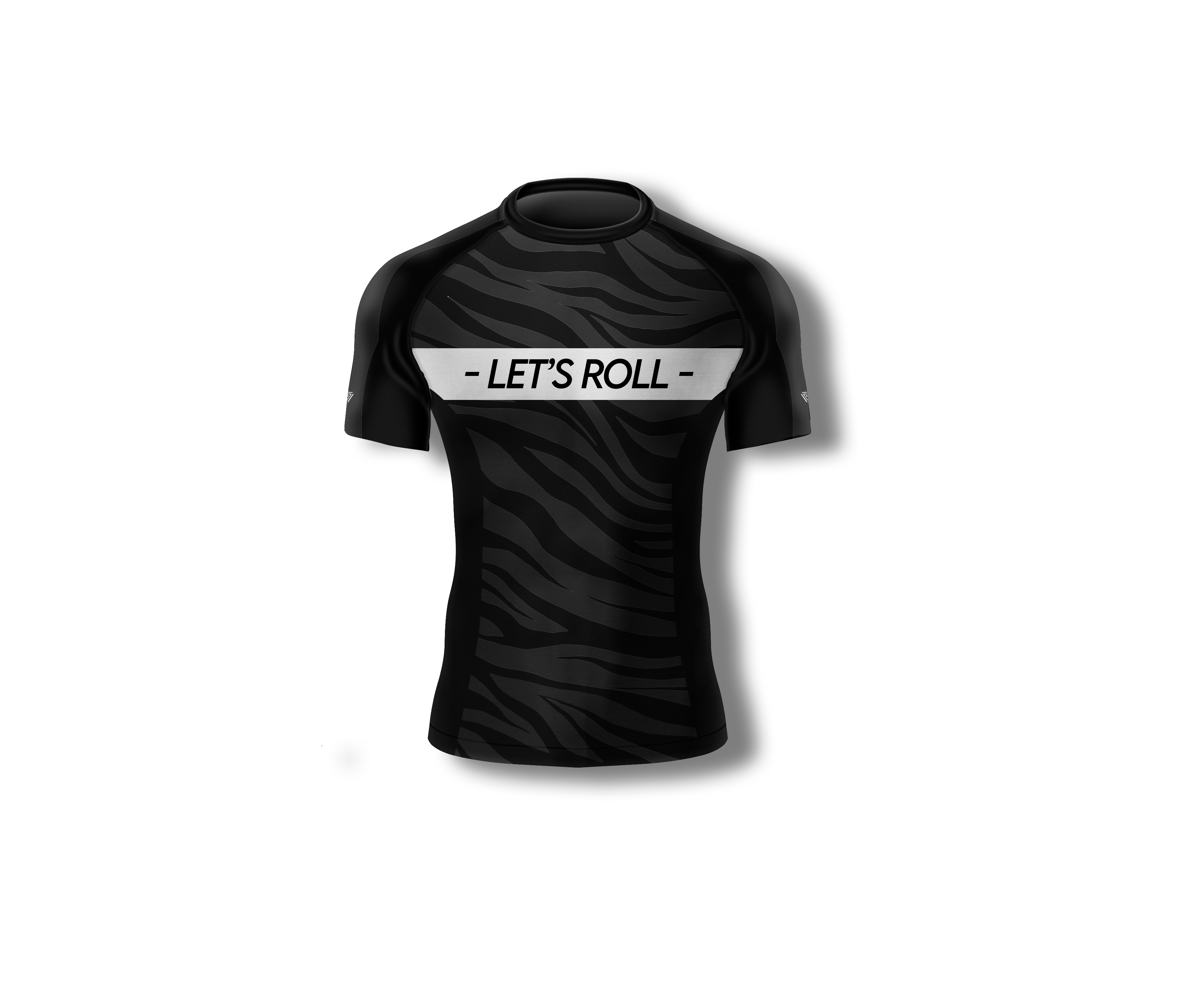 Rashguard Let’s Roll Zebra Rank Series Preta - Imagen 2
