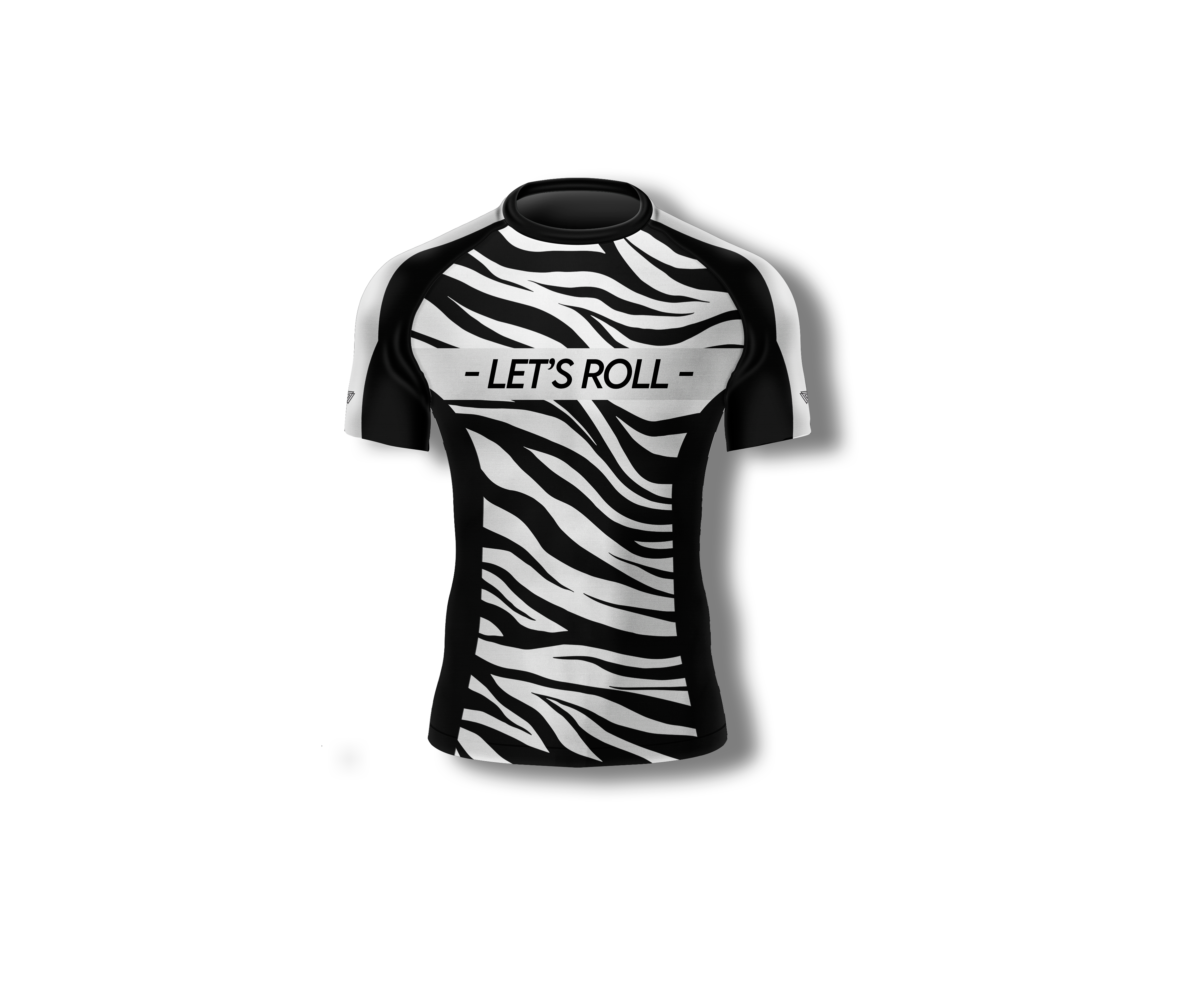 Rashguard Let’s Roll Zebra Rank Series Blanca - Imagen 2