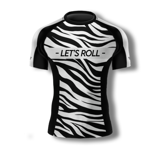 Rashguard Let’s Roll Zebra Rank Series Blanca
