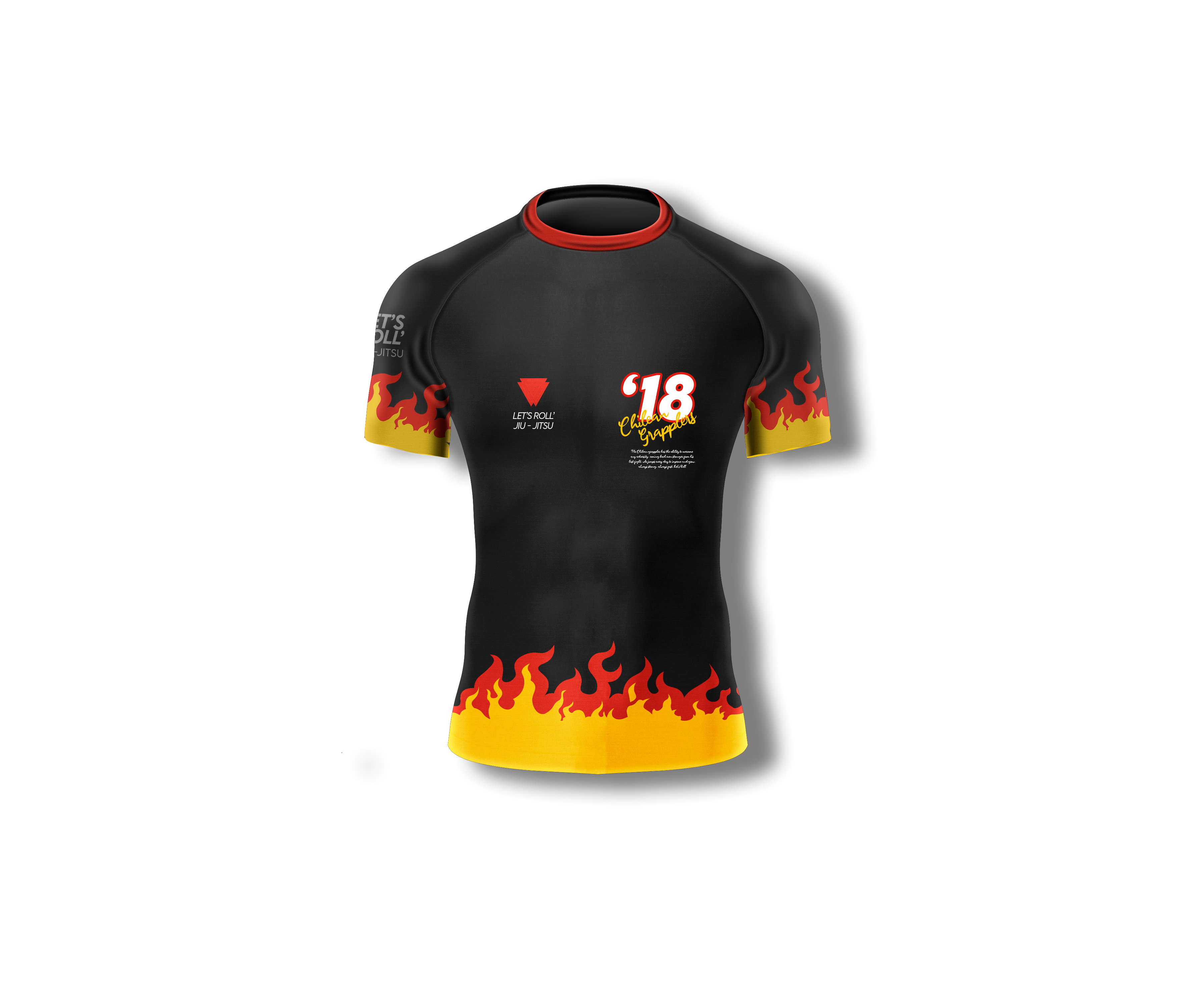 Rashguard Let’s Roll Pyro Rollers - Imagen 2