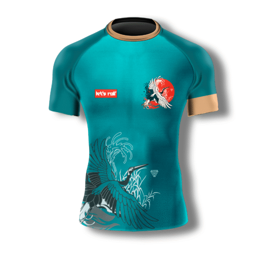 Rashguard Let’s Roll Oni Aozora