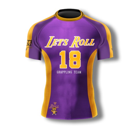 Rashguard Let’s Roll - JUST Roll GOLD Edition
