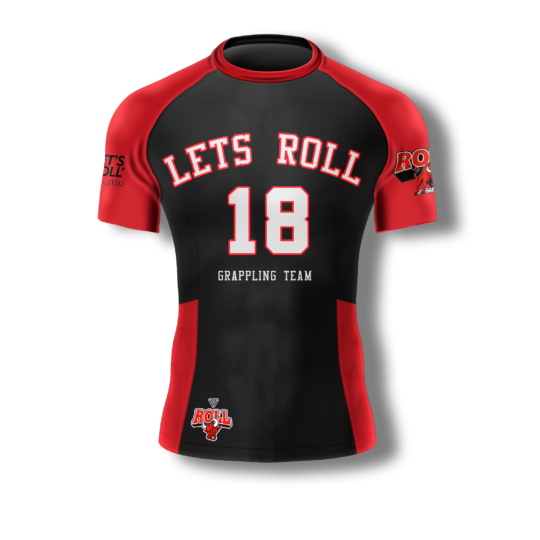 Rashguard Let’s Roll - JUST Roll Red Edition