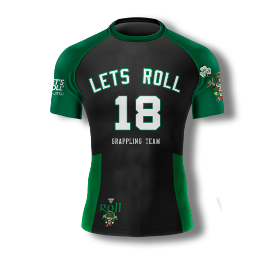 Rashguard Let’s Roll - JUST Roll Green Edition
