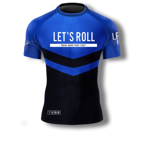 Rashguard Let’s Roll - Classic Ranked IBJJF Azul