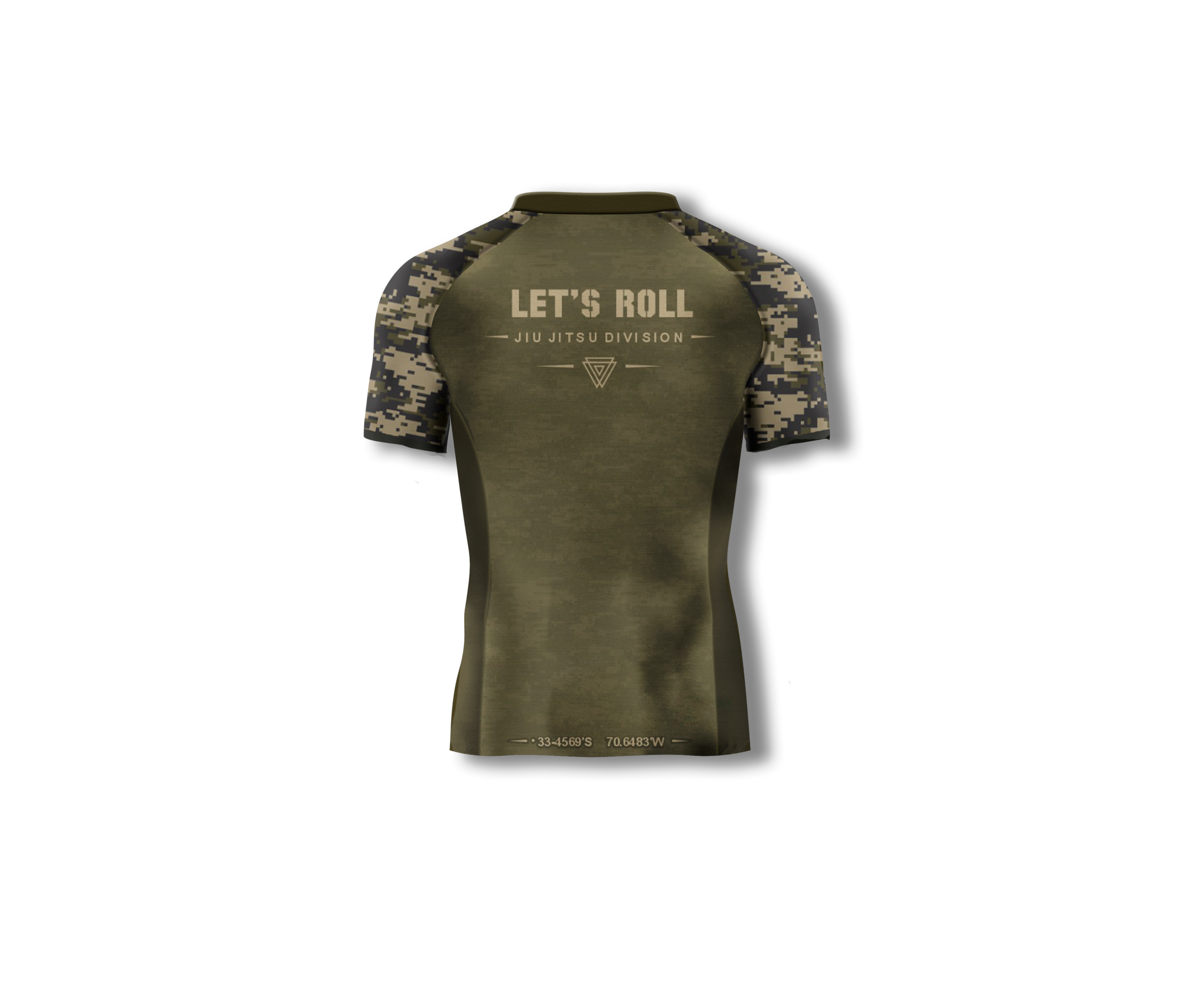 Rashguard Let’s Roll Jiu Jitsu Tactical Division v2 - Imagen 3