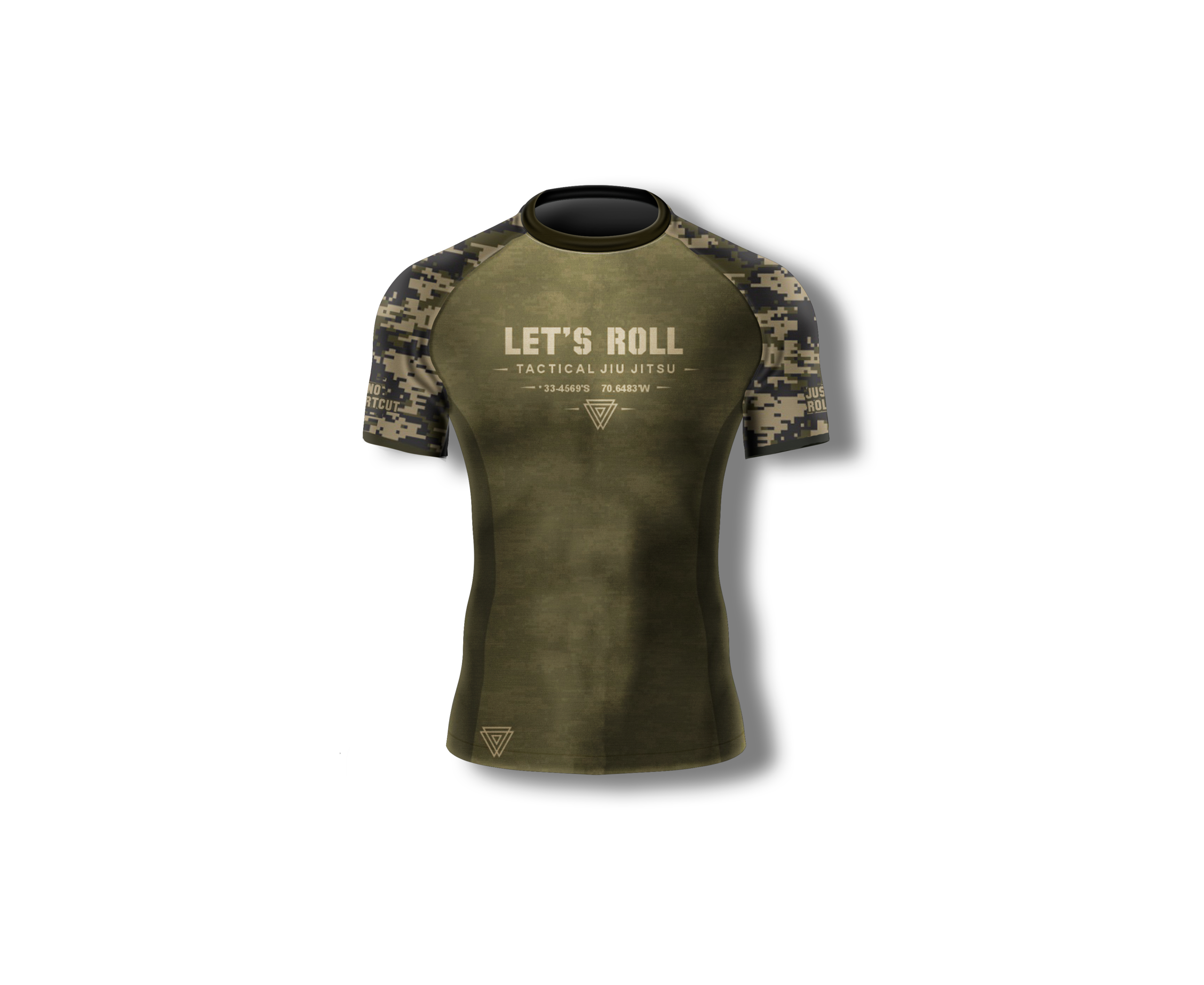 Rashguard Let’s Roll Jiu Jitsu Tactical Division v2 - Imagen 2